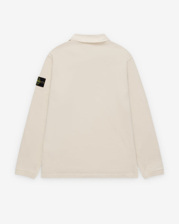 Stone Island - Men's Long Sleeve Polo - (Ivory)