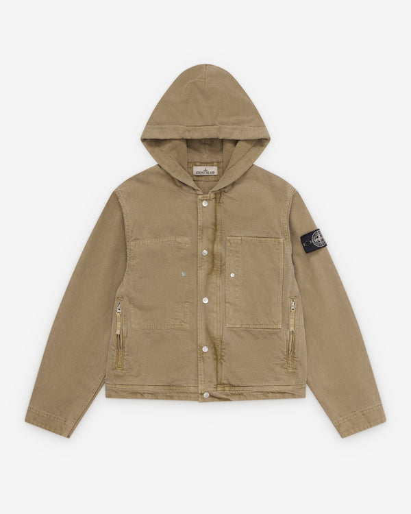 Stone Island - Men's Gabardine-TC Hooded Jacket - (Khaki)