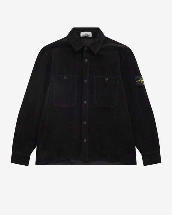 Stone Island - Men's Corduroy Shirt - (Black)