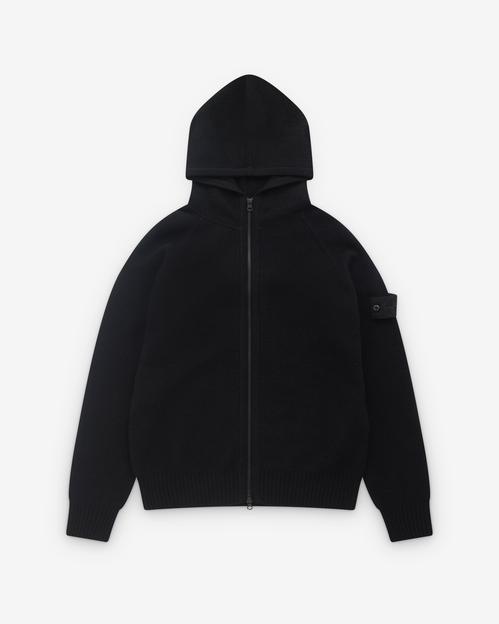 Stone Island: Men's Ghost Cashmere Hoodie (Black) DSML E-SHOP