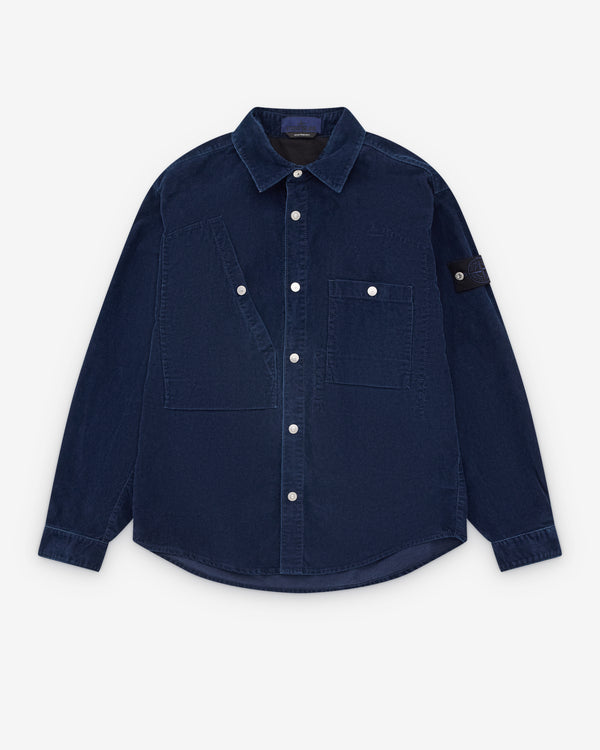 Stone Island - Men’s Corduroy Shirt - (Indigo)