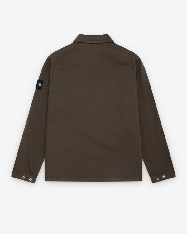 Stone Island - Men's Denim Overshirt - (Washed Brown)