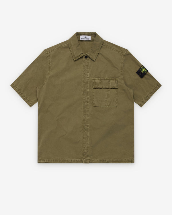 Stone Island - Men's Short Sleeve Shirt - (Olive)