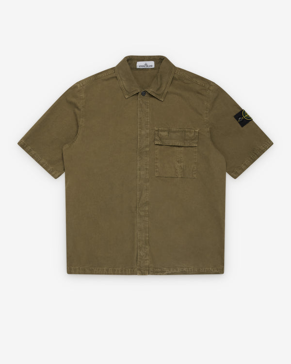 Stone Island - Men's Short Sleeve Shirt - (Olive)