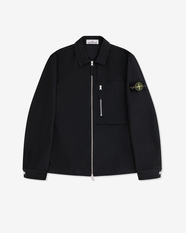 Stone Island - Men's Zip Pocket Overshirt - (Black)