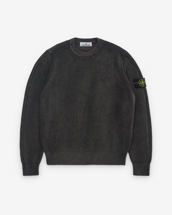 Stone Island - Men's Crew Neck Cotton Knit - (Lead Grey)
