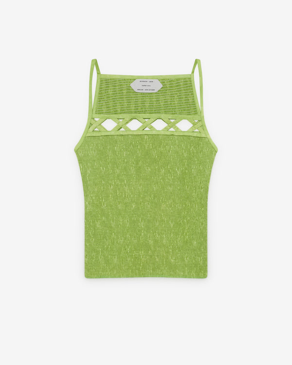 Super Yaya - Women’s Lozanges Top - (Green)