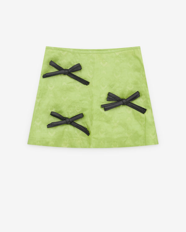 Super Yaya - Women’s Alexa Mini Skirt  - (Green)