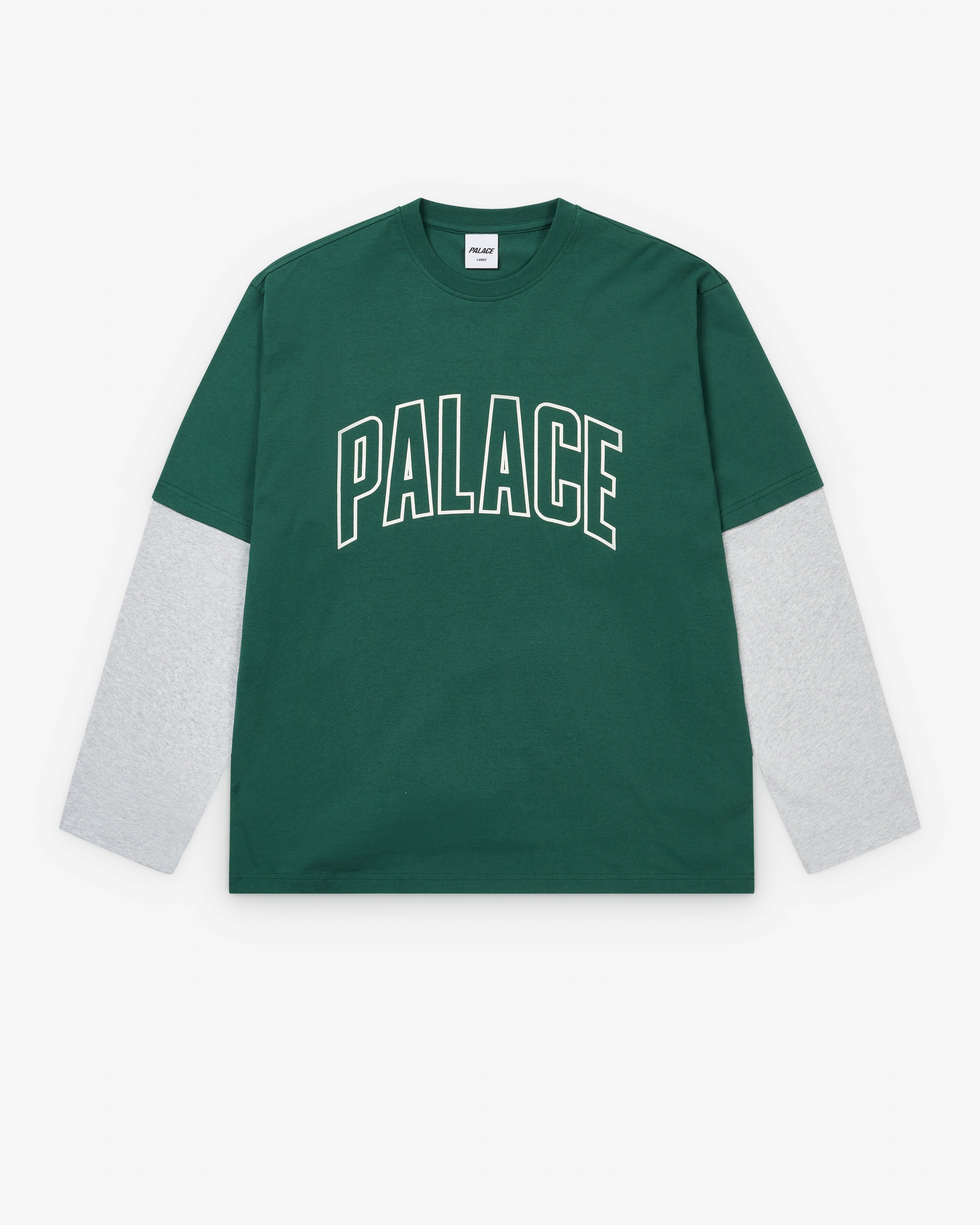 未使用 PALACE SURPRISINGLY LONGSLEEVE ロンT M Palace: Men's Surprisingly Longsleeve (Racey Green) | DSML E-SHOP
