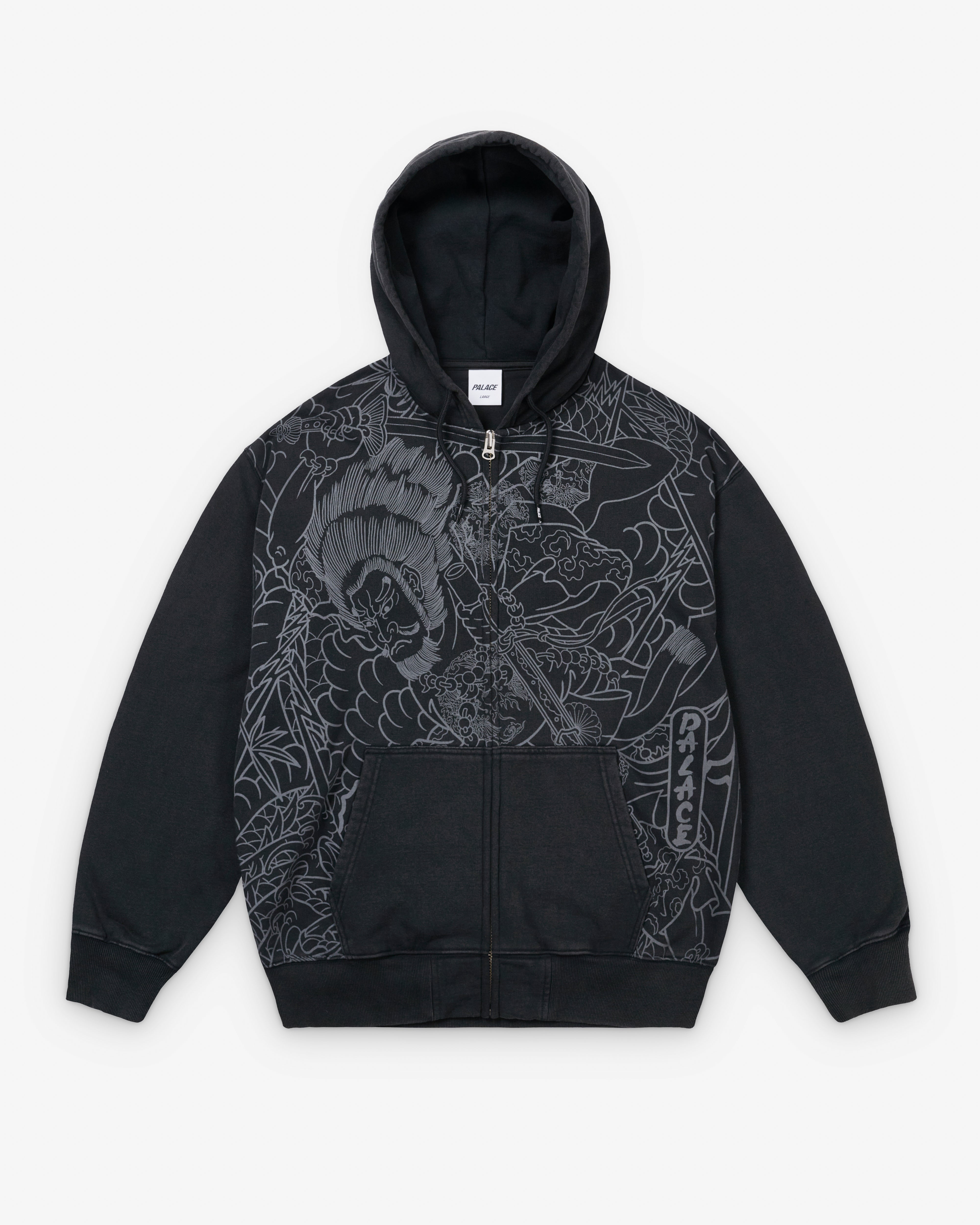 Palace: Men's Susanoo Zip Hood (Black) | DSML E-SHOP Palace: Men's Susanoo Zip Hood (Black) | DSML E-SHOP