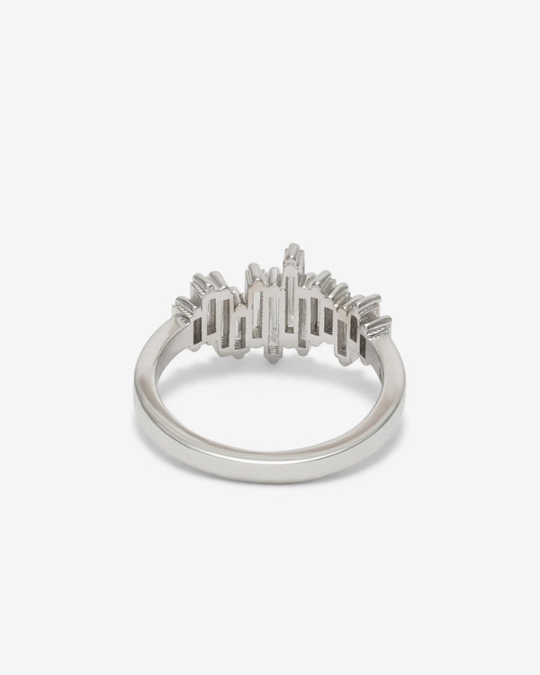 Suzanne Kalan - One of a Kind Diamond Firework Ring - (White Gold)