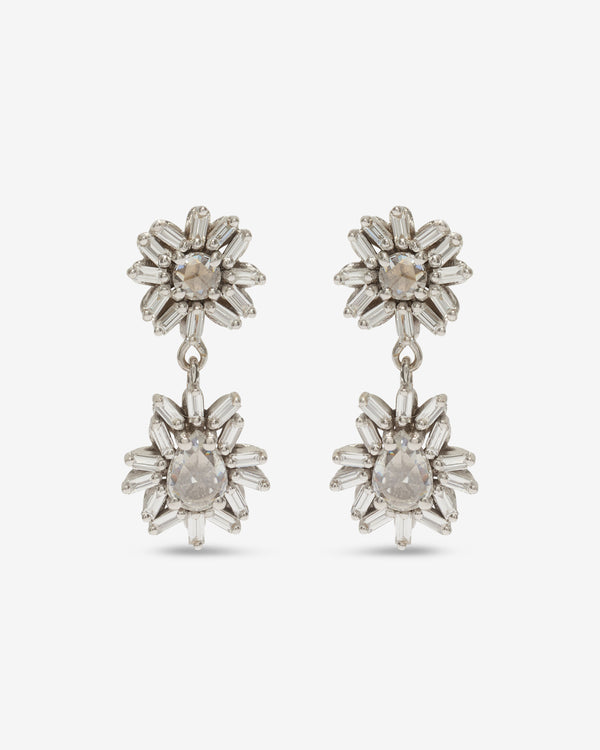 Suzanne Kalan - One of a Kind Diamond Doublet Earrings - (White Gold)