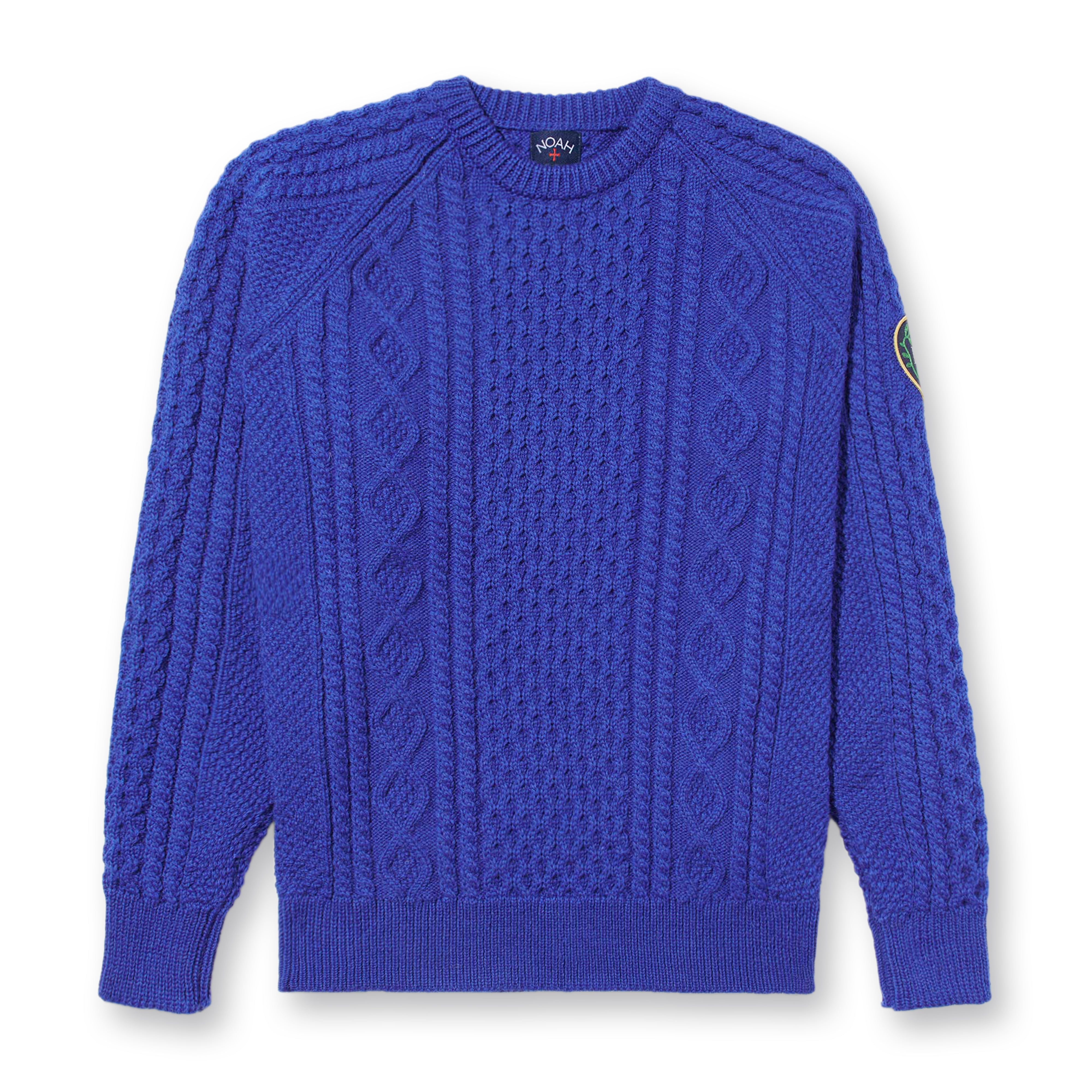 Noah - Men’s Fisherman Sweater - (Sapphire)