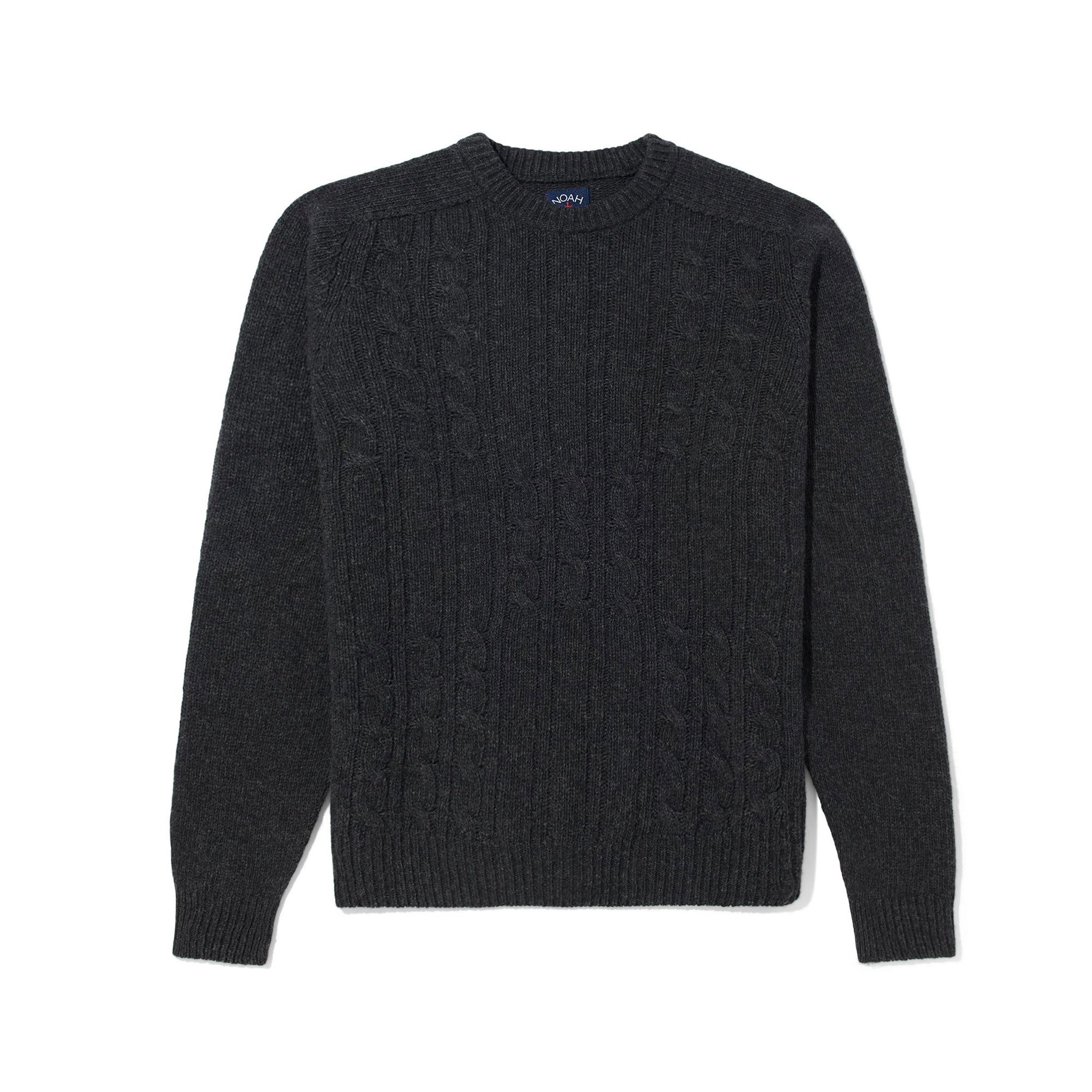 Noah: Men’s Cable Sweater (Charcoal) | DSML E-SHOP