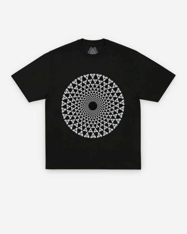 Palace - Men's Swirly T-Shirt - (Black)