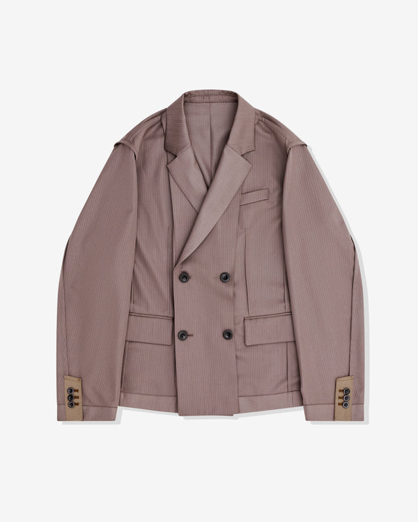 sacai - Men's Structured Blazer - (Taupe)