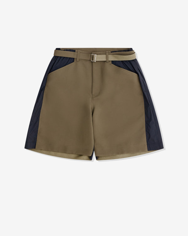 sacai - Men's Panelled Shorts - (Khaki)