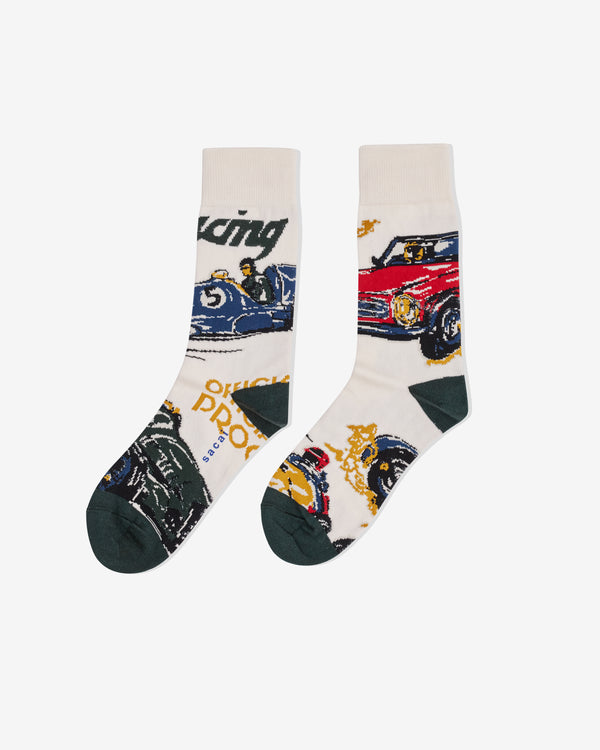 Sacai - Men's Car Race Socks - (Multi)