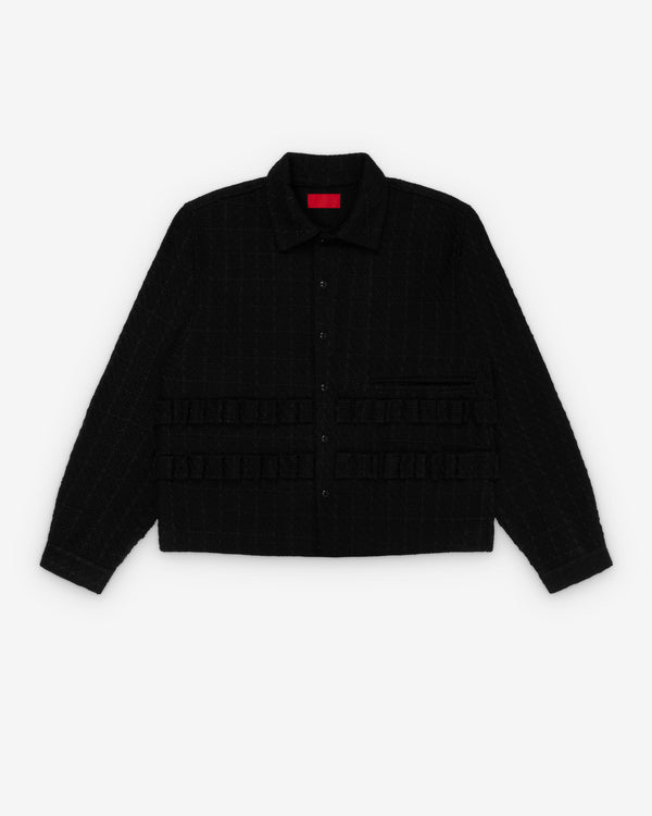 Fugazi - Men's Shotgun Tweed Shirt - (Black)