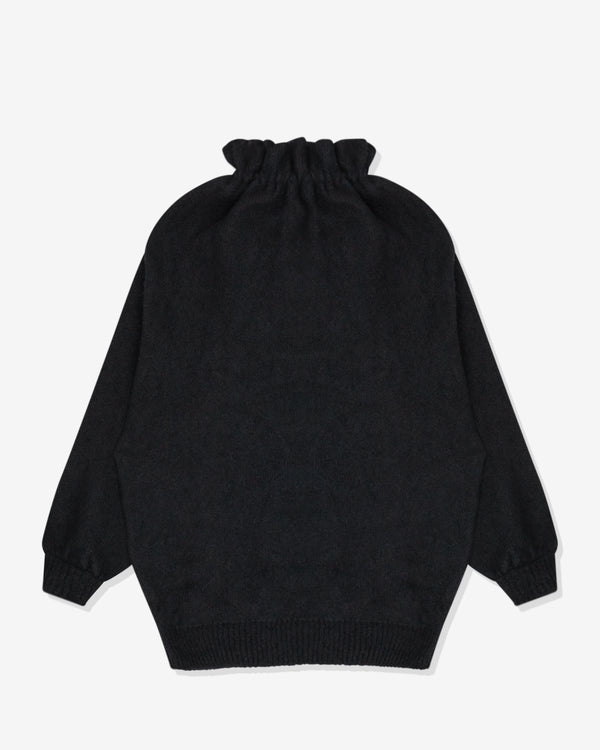 Simone Rocha - Women's Oversized Pleated Neck Jumper - (Black)