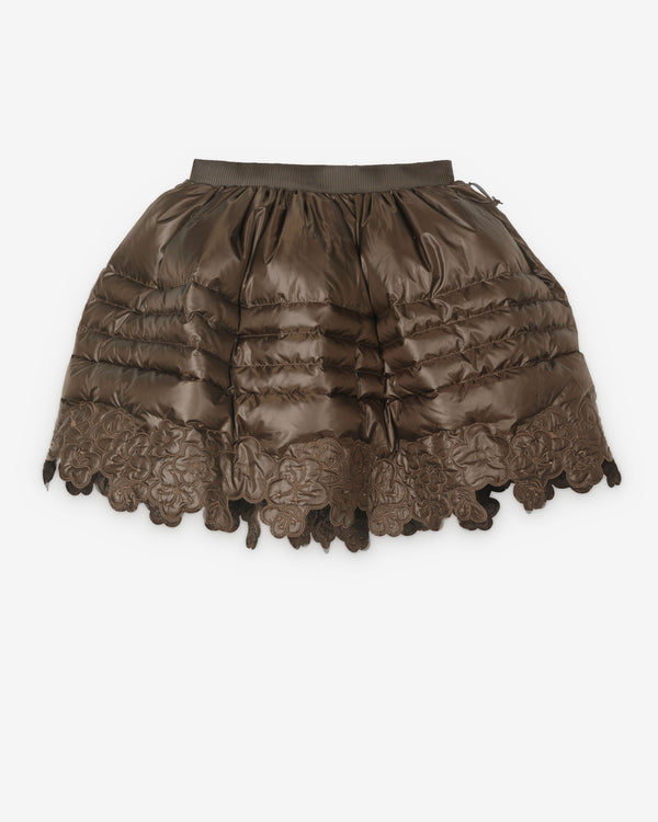Cecilie Bahnsen - The North Face Elena Down Skirt - (Soil Brown)