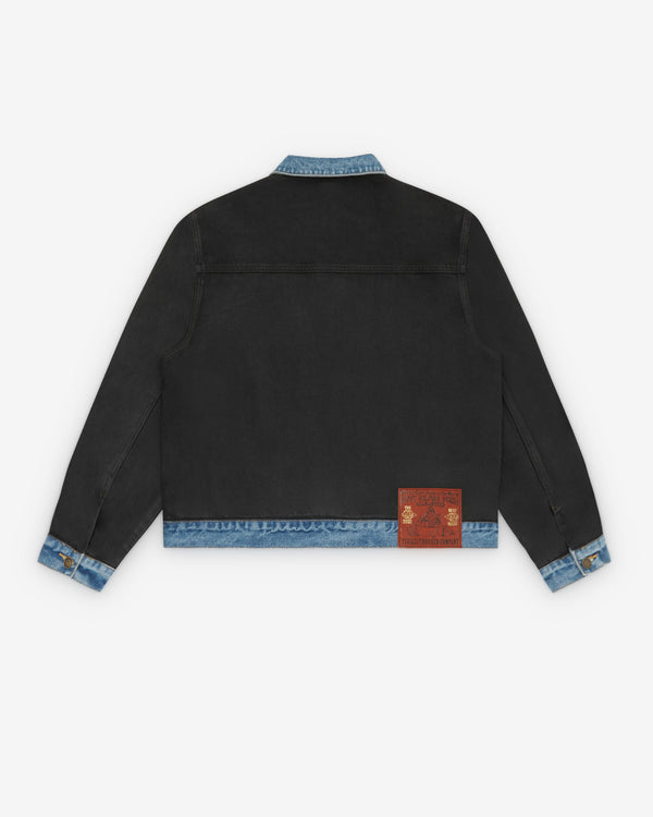 Fugazi - Men's Soot Denim Jacket - (Black)