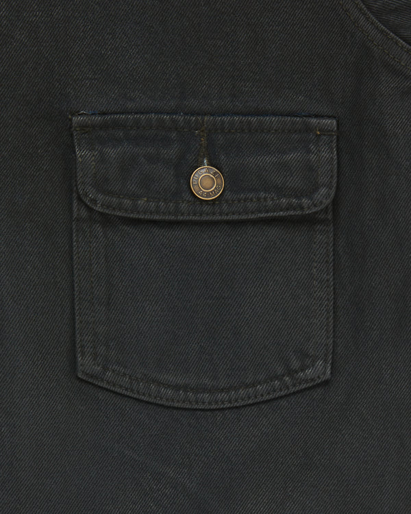 Fugazi - Men's Soot Denim Jacket - (Black)
