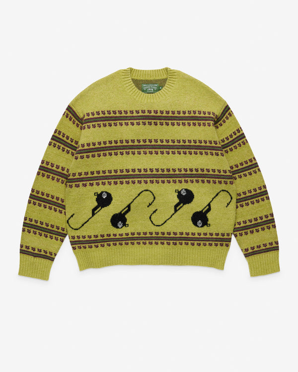 Denim Tears - Men's Stüssy Knit Sweater - (Green)