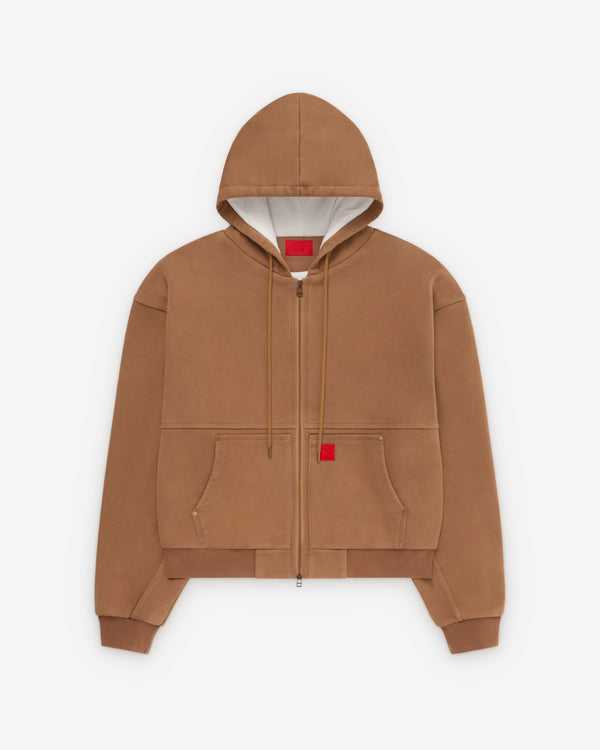 Fugazi - Men's Super Duty Zip Hoodie - (Tan)