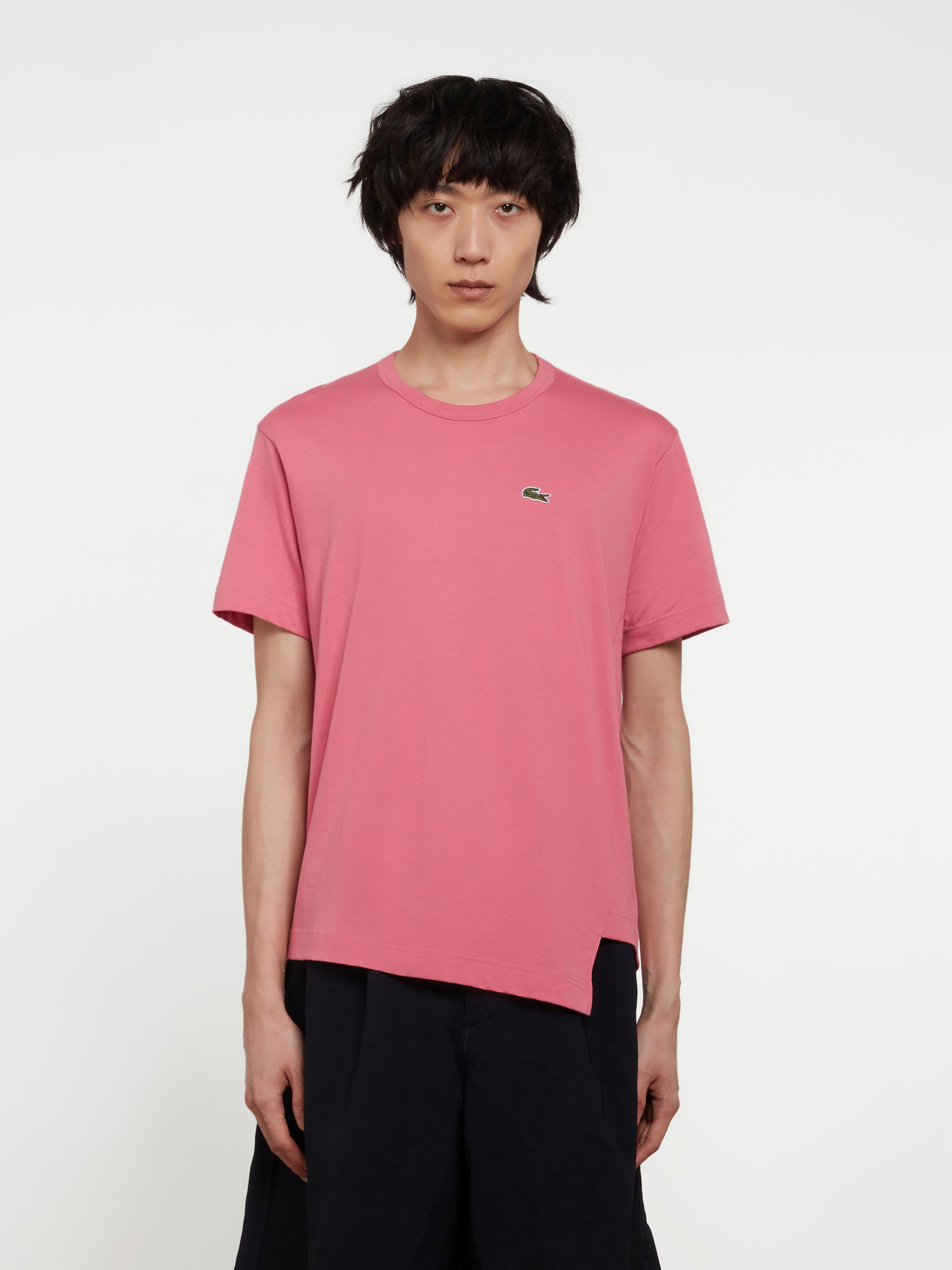 CDG Shirt - Lacoste Men’s T-Shirt - (Pink) view 1