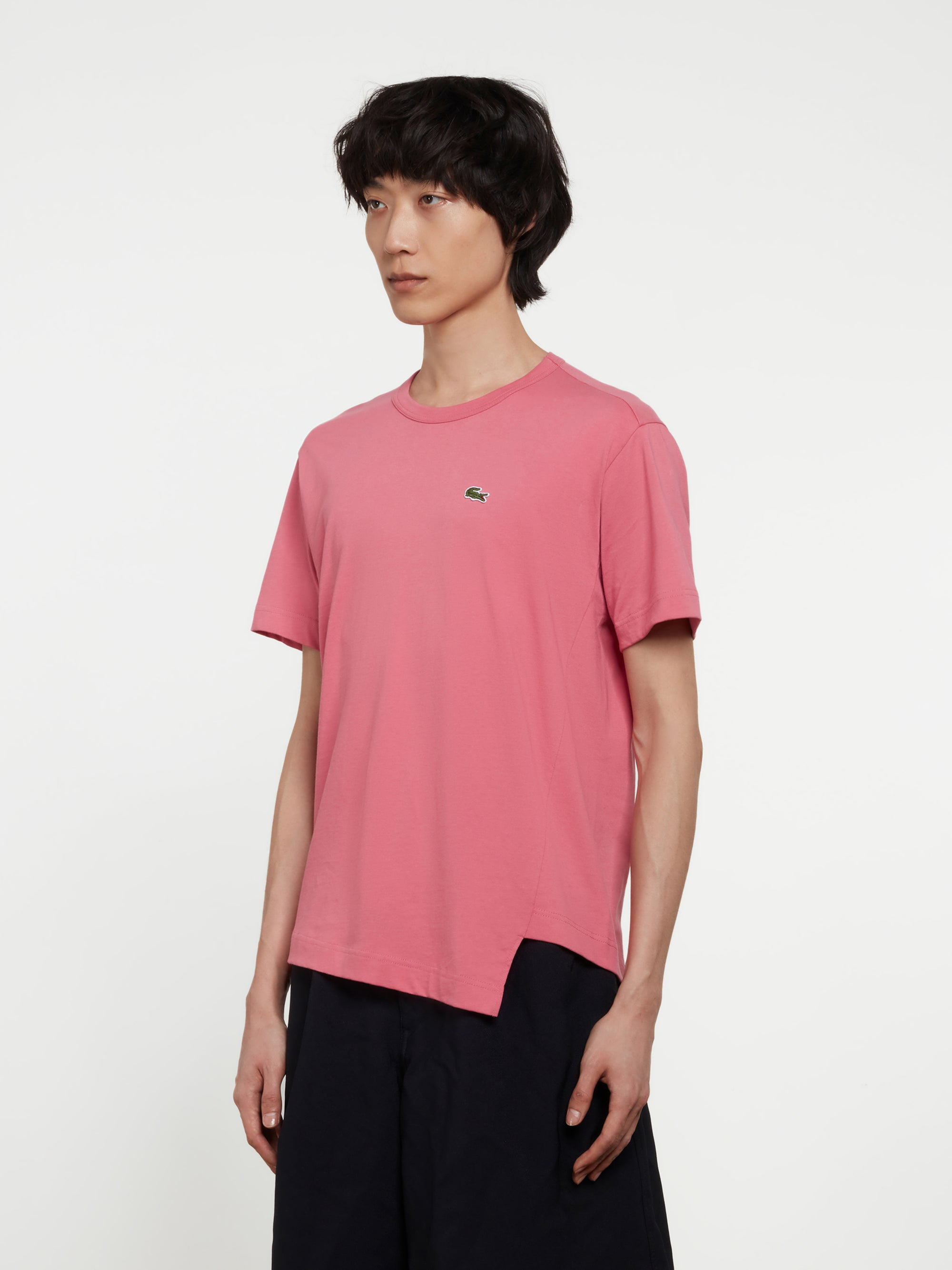CDG Shirt - Lacoste Men’s T-Shirt - (Pink) view 2