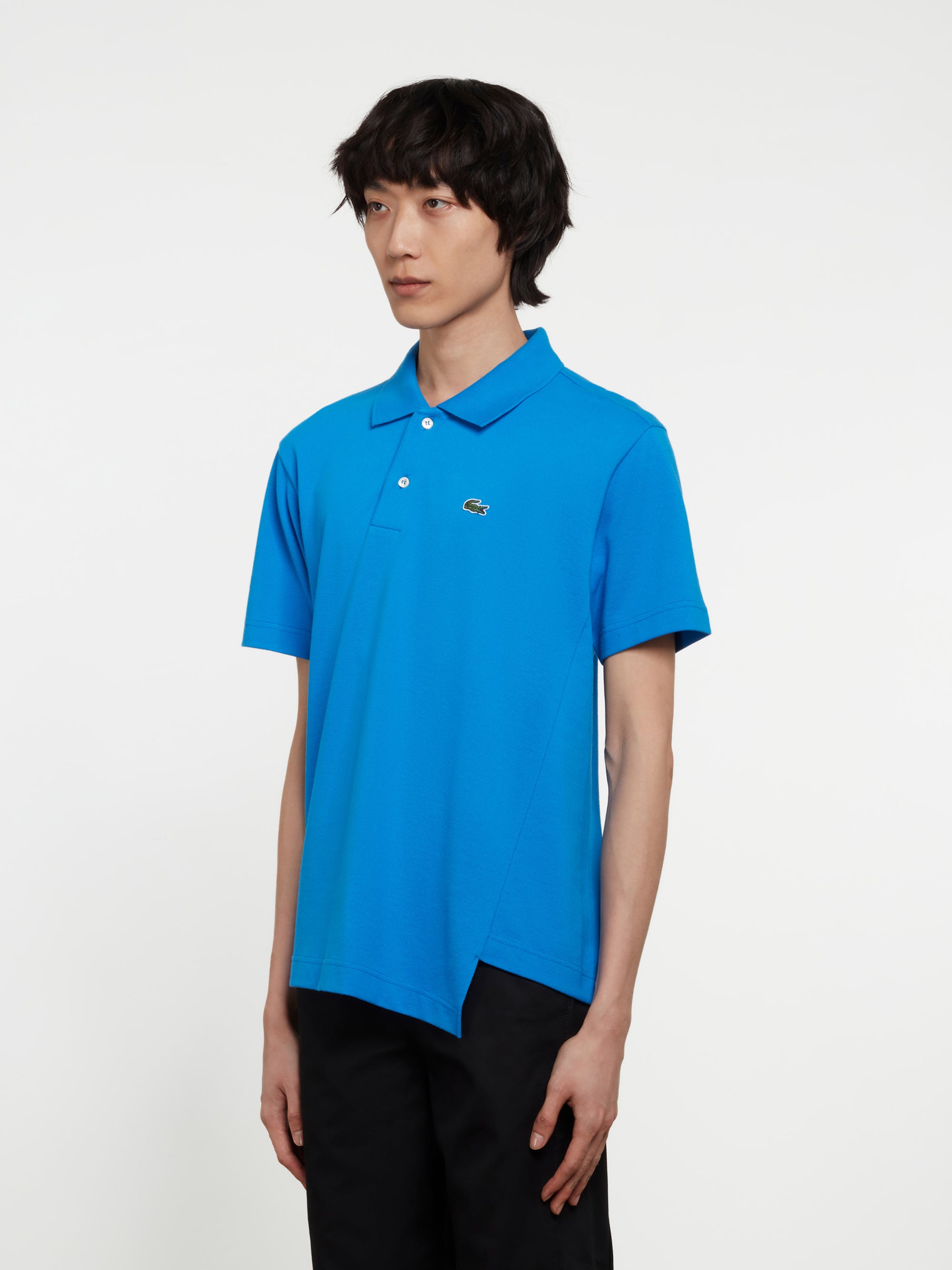 CDG Shirt - Lacoste Men’s Polo Shirt - (Blue) view 2
