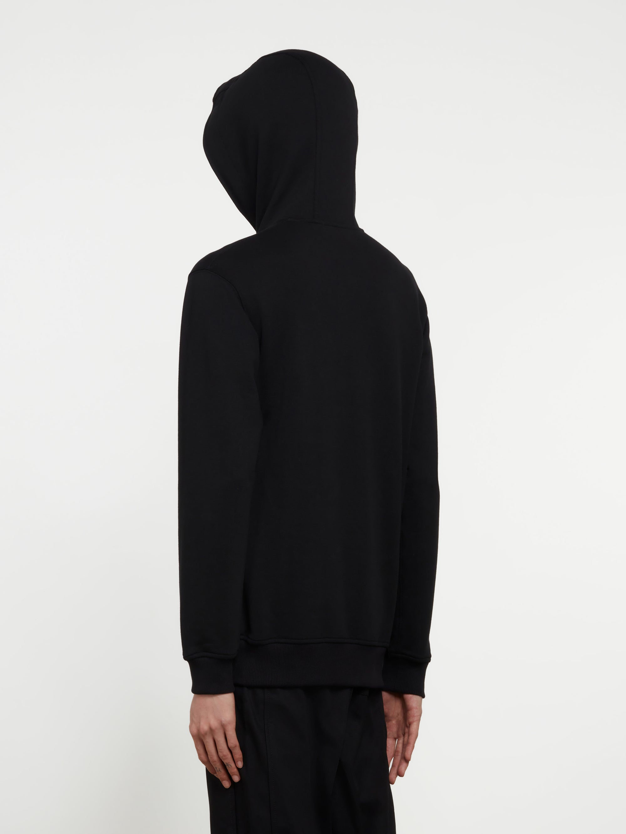 CDG Shirt - Lacoste Men's Hooded Sweatshirt - (Black) view 3