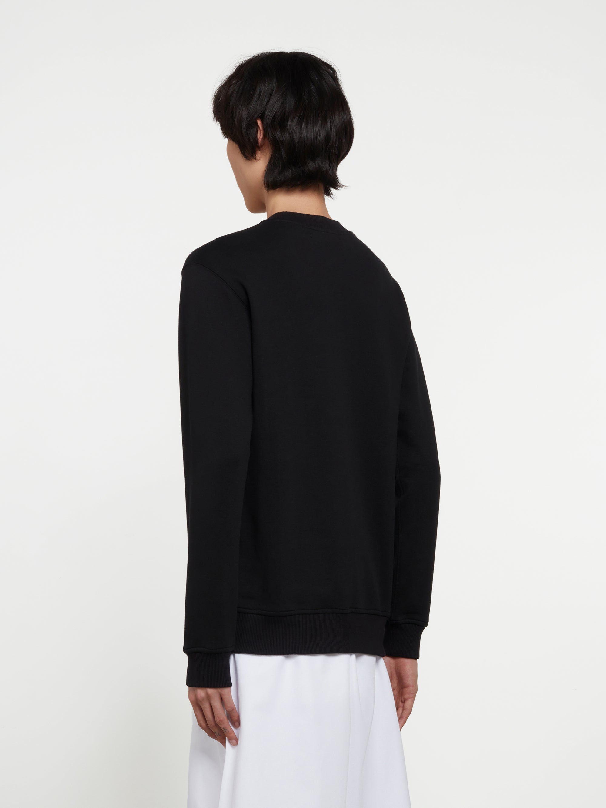CDG Shirt - Lacoste Men's Cotton Sweatshirt - (Black) view 3