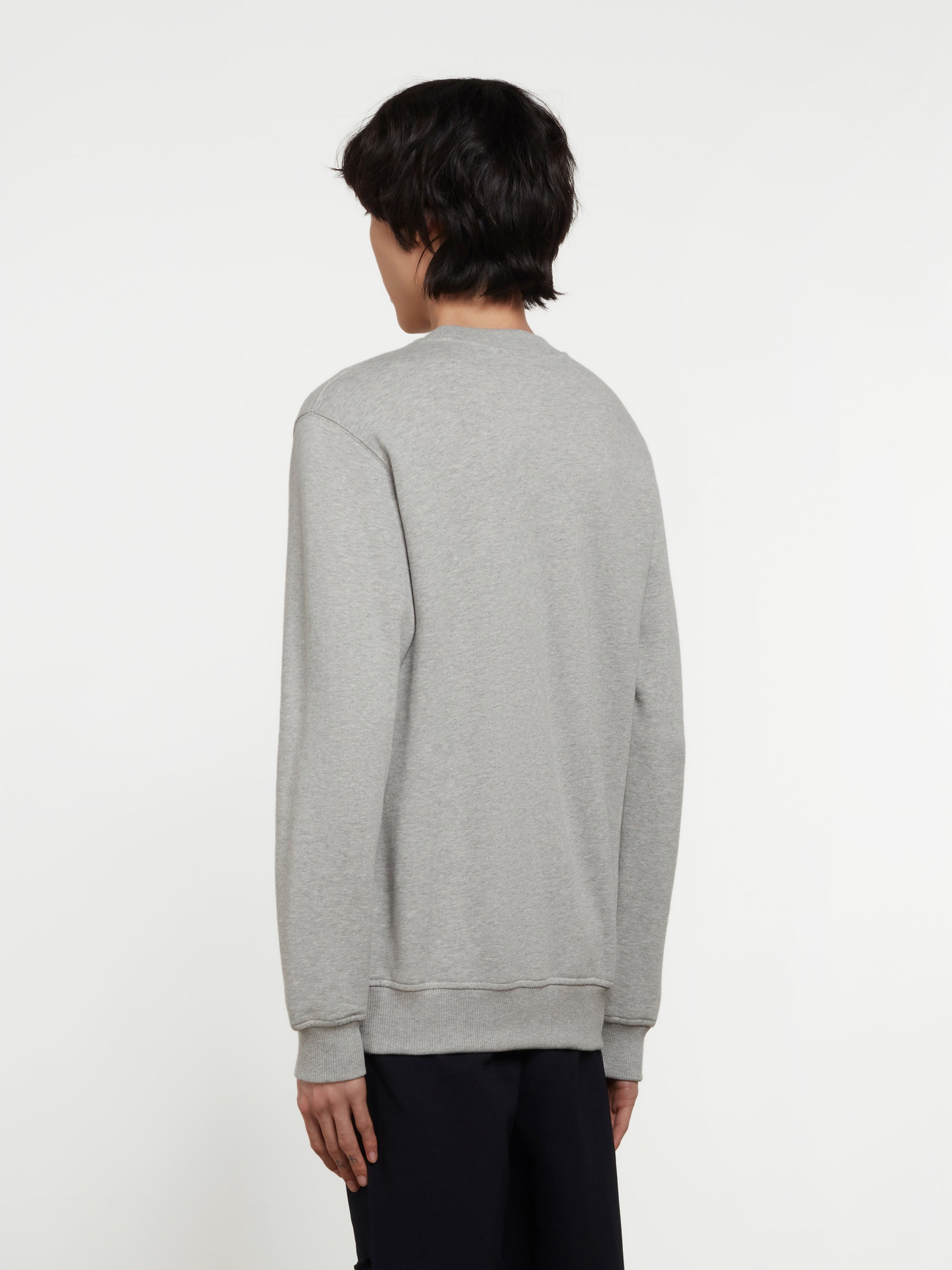 CDG Shirt - Lacoste Men's Cotton Sweatshirt - (Grey) view 3