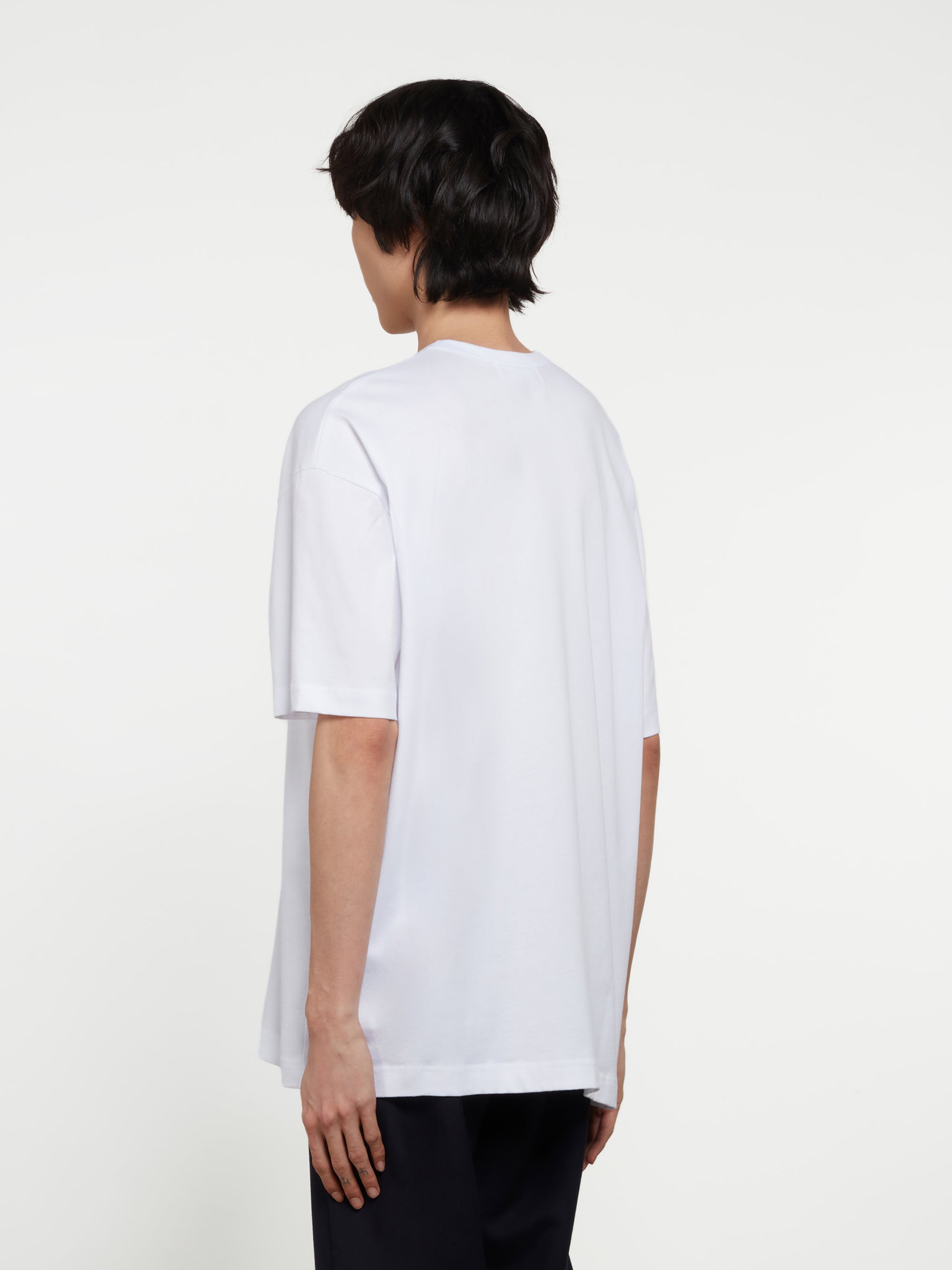 CDG Shirt - Lacoste Men’s Printed T-Shirt - (White) view 3