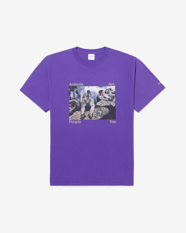 Noah - Men's Animals Are People Too Tee - (Purple)