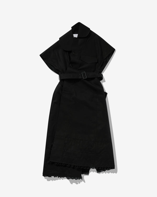 Tao - Women's Cotton Linen Belted Dress - (Black)