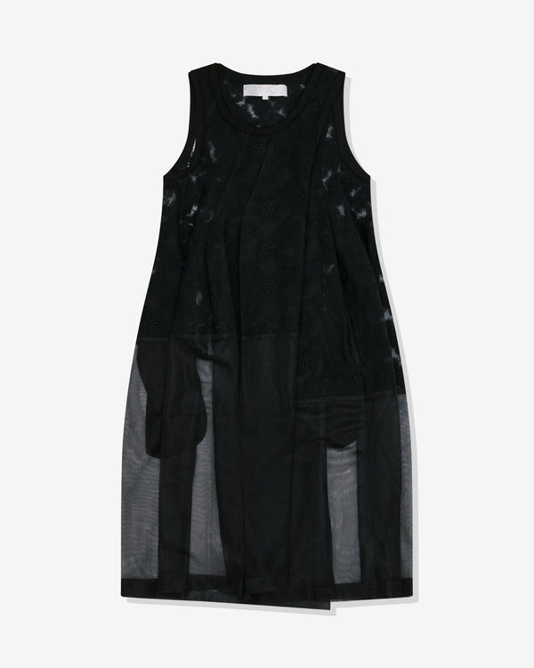 Tao - Women's Double Layered Dress - (Black)