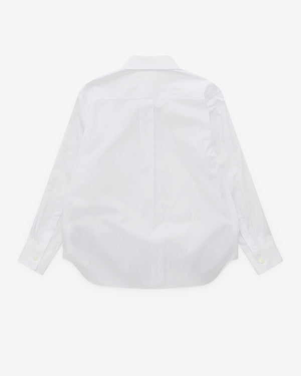 Tao - Women’s Floral Applique Shirt - (White)