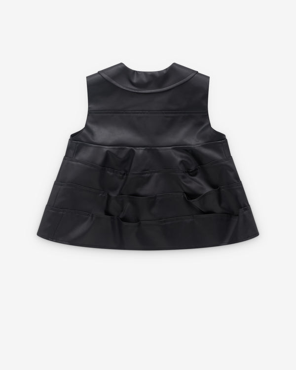 Tao - Women’s Vinyl Tiered Top - (Black)