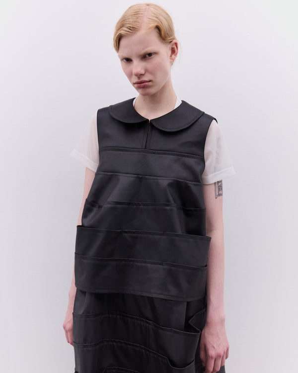 Tao - Women’s Vinyl Tiered Top - (Black)