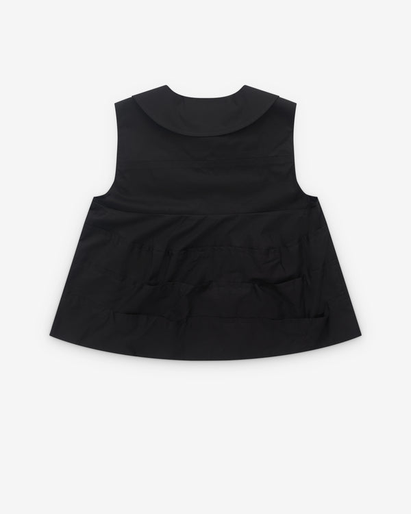 Tao - Women’s Cotton Tiered Top - (Black)