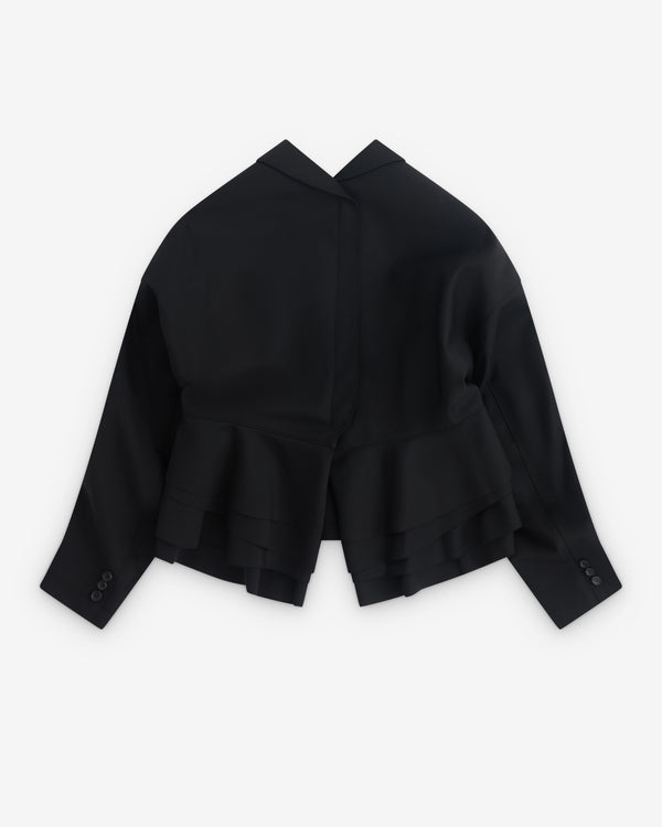 Tao - Women’s Peplum Blazer - (Black)