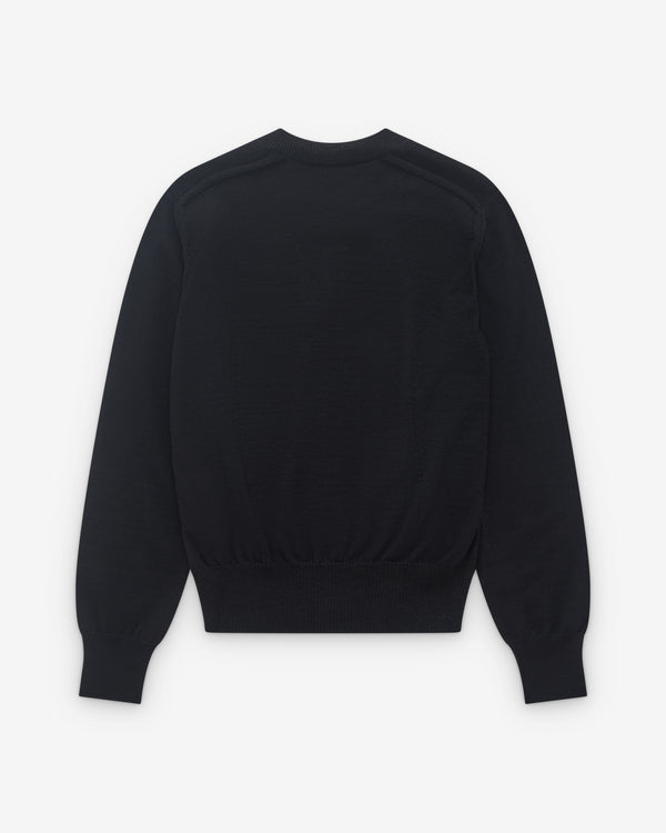 Tao - Women’s Round Neck Cardigan - (Black)