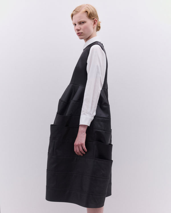 Tao - Women’s Vinyl Sleeveless Dress - (Black)