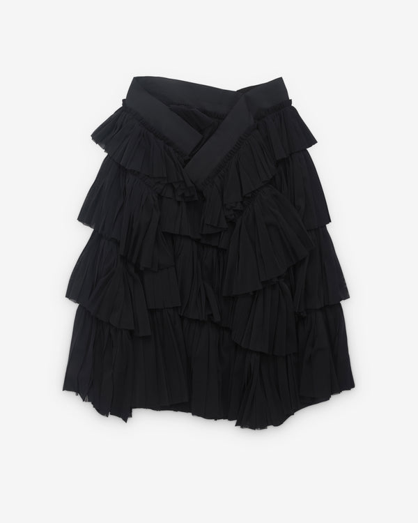Tao - Women’s Tulle Ruffle Skirt - (Black)