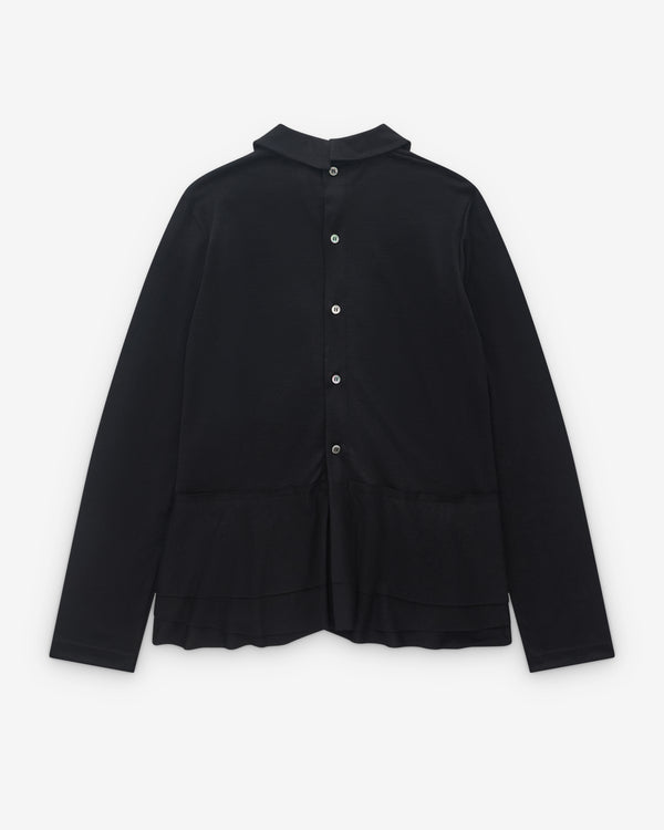Tao - Women’s Peplum Hem Sweater - (Black)