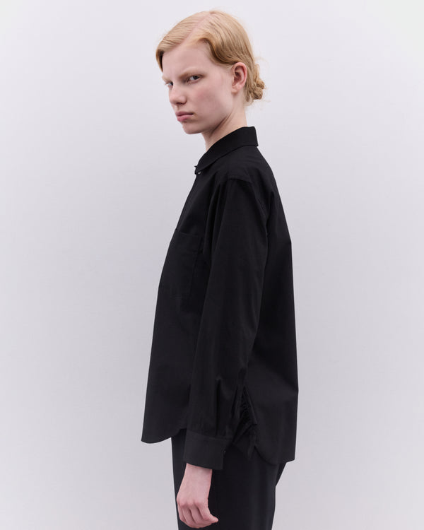 Tao - Women’s Ruffle Shirt - (Black)