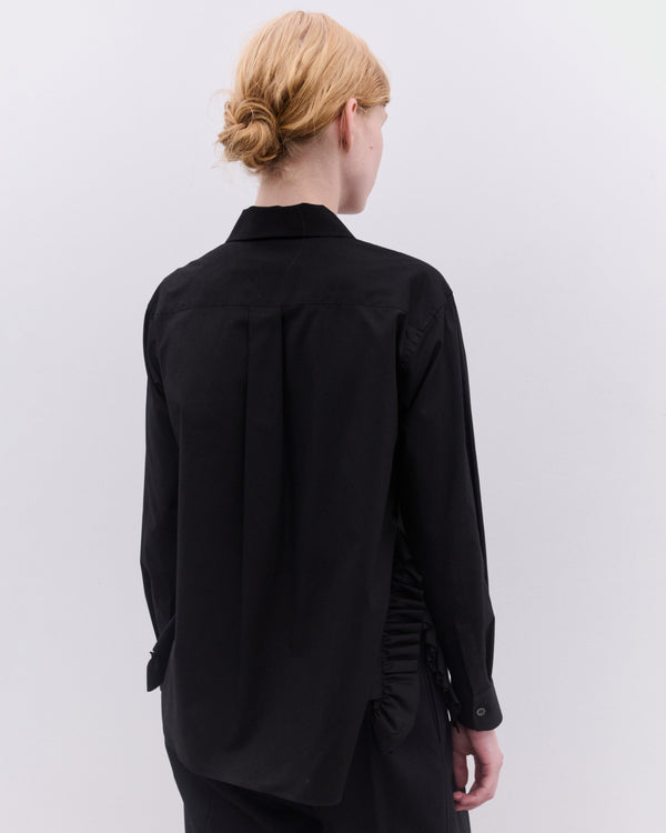 Tao - Women’s Ruffle Shirt - (Black)